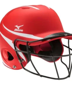 Mizuno MVP Series S/M Fastpitch Softball Batting Helmet With Mask -Baseball sales NAVY RED 5110 3
