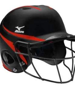 Mizuno MVP Series L/XL Batting Helmet With Fastpitch Softball Mask -Baseball sales One size fits most 7 3 8 7 7 8 11