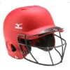 Mizuno Prospect Solid Youth Batting Helmet With Fastpitch Wire Mask